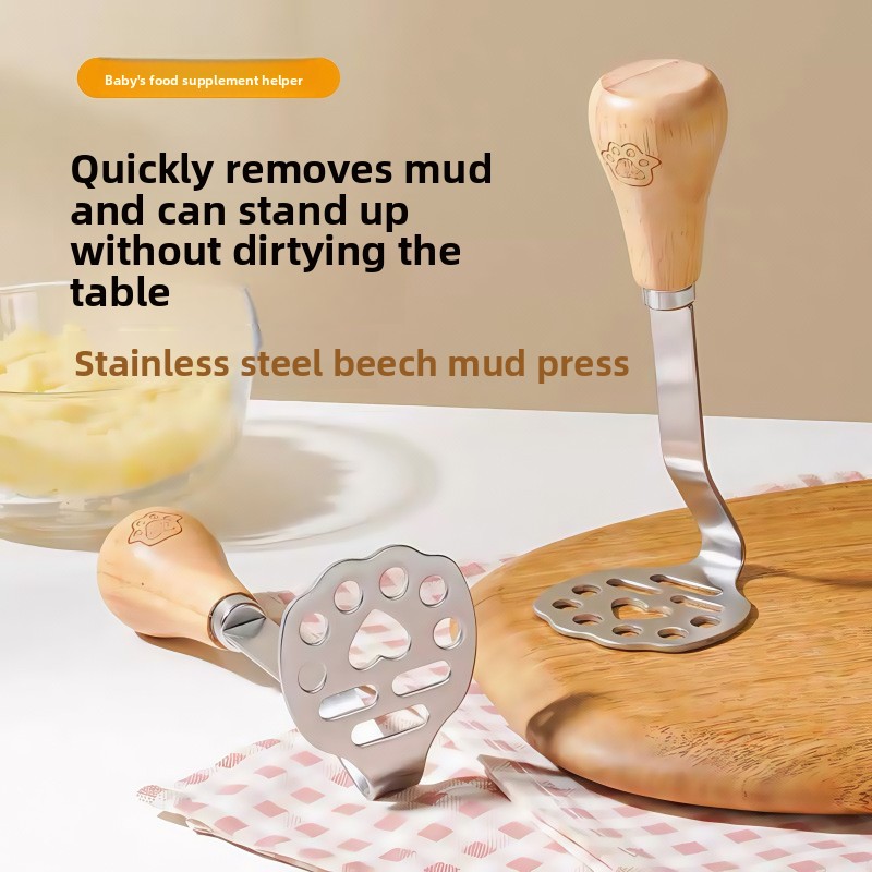 Baby Food Masher - Presse-pommes de terre en acier inoxydable