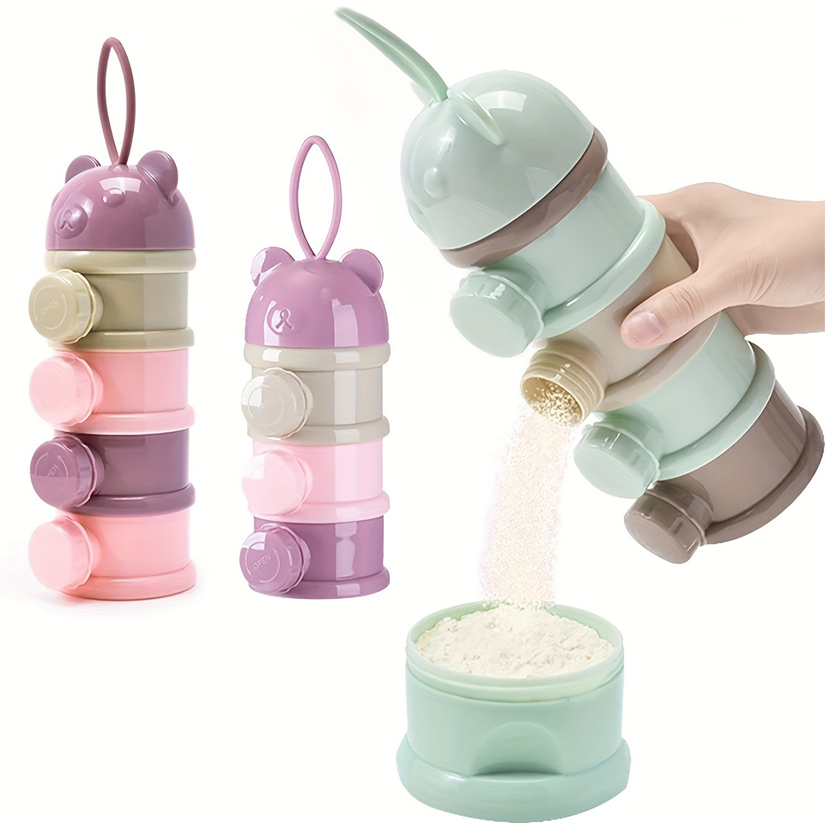 Baby Food Glass Jar - Récipient de lait en poudre pour