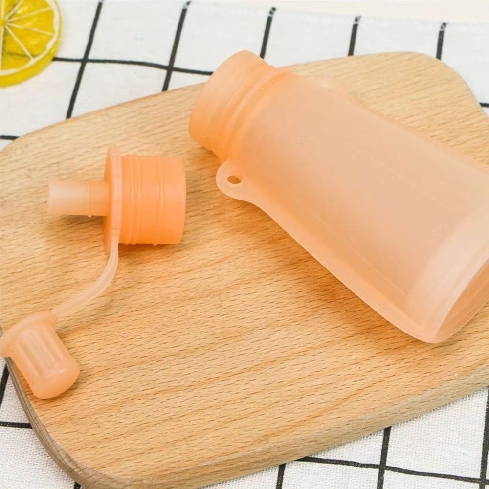 Food Pouch Reusable - Pochette alimentaire sans BPA, étanche, réutilisable,