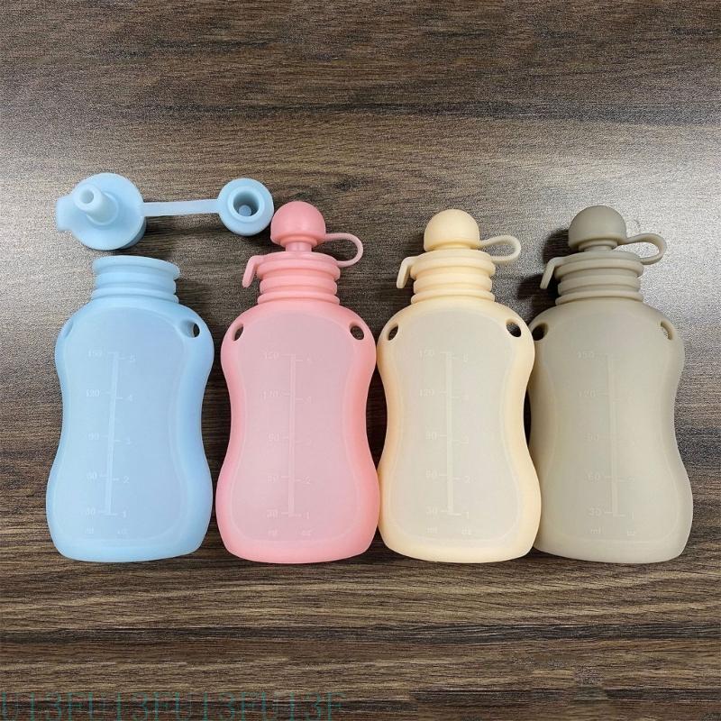 Food Pouch Reusable - U13F 150 Refipillable Baby Storage Silicone