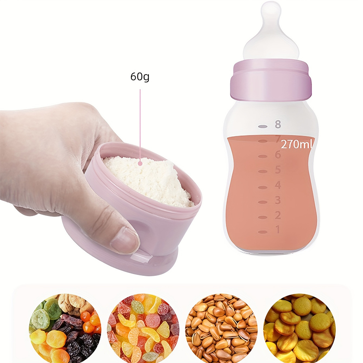 Récipient de lait en poudre po - Baby Food Glass Jar avis et prix