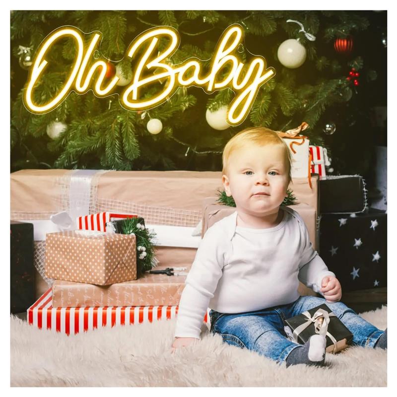 Panneaux néon Oh Baby pour déc - Baby Food In Restaurant avis et prix
