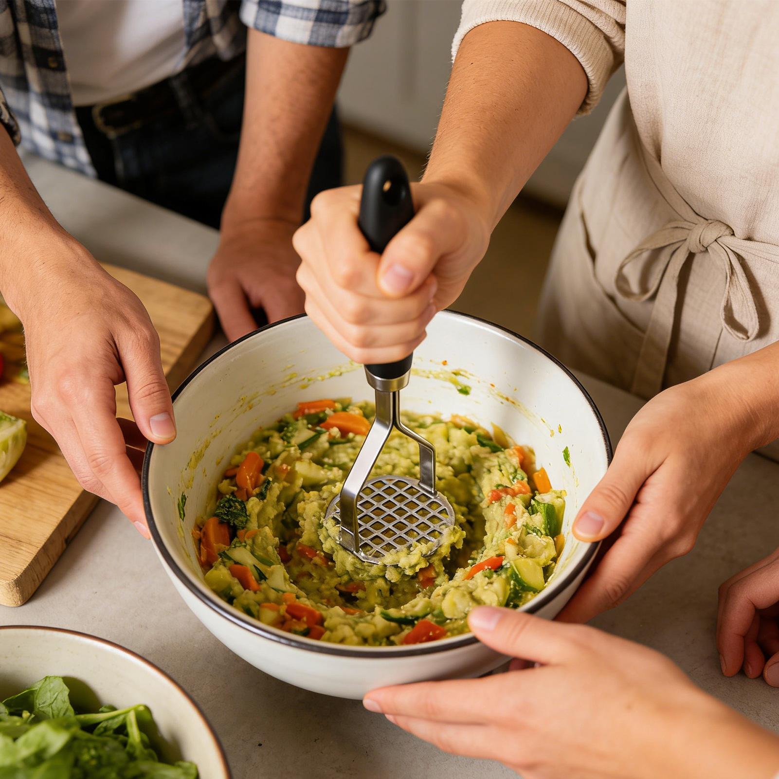 Presse-purée manuel pour légum - Baby Food In Restaurant avis et prix