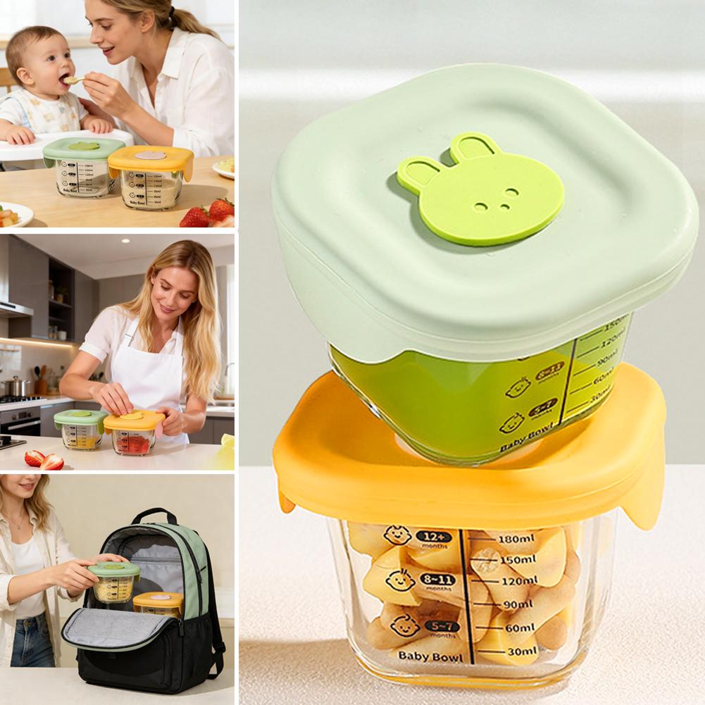 2 bols en verre pour la cuisso - Baby Food Prep Containers avis et prix